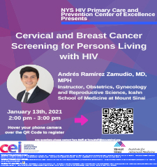 Cervical and Breast Cancer Screening for Persons Living with HIV
